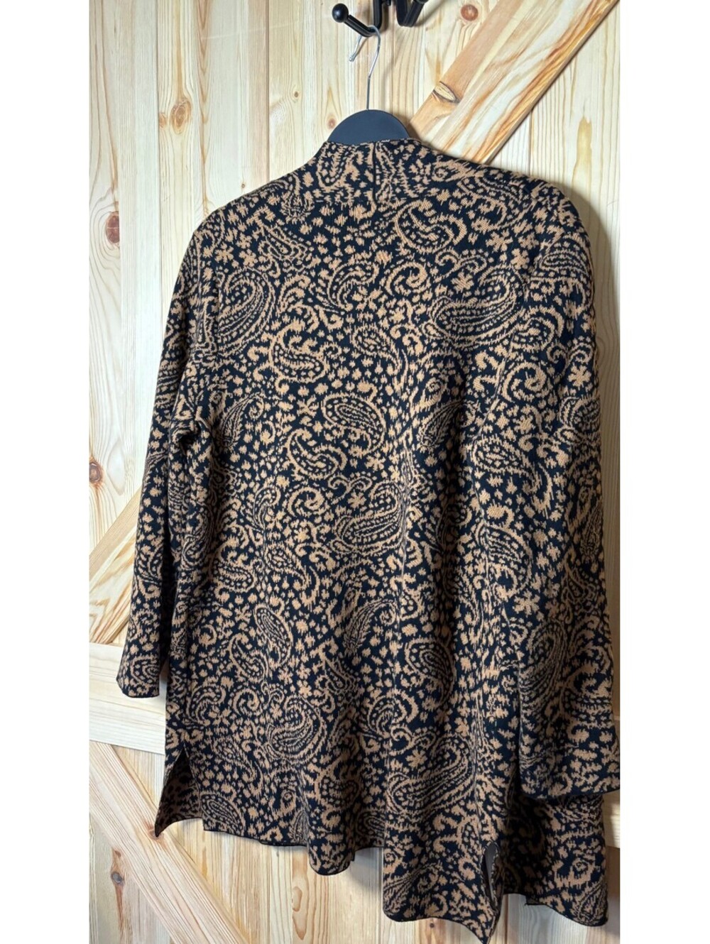 Ruby Rd. Petite PXL Paisley Pattern Open Front Cardigan - Picture 4 of 7
